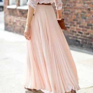 Victoria's Secret Pleated Maxi Skirt
